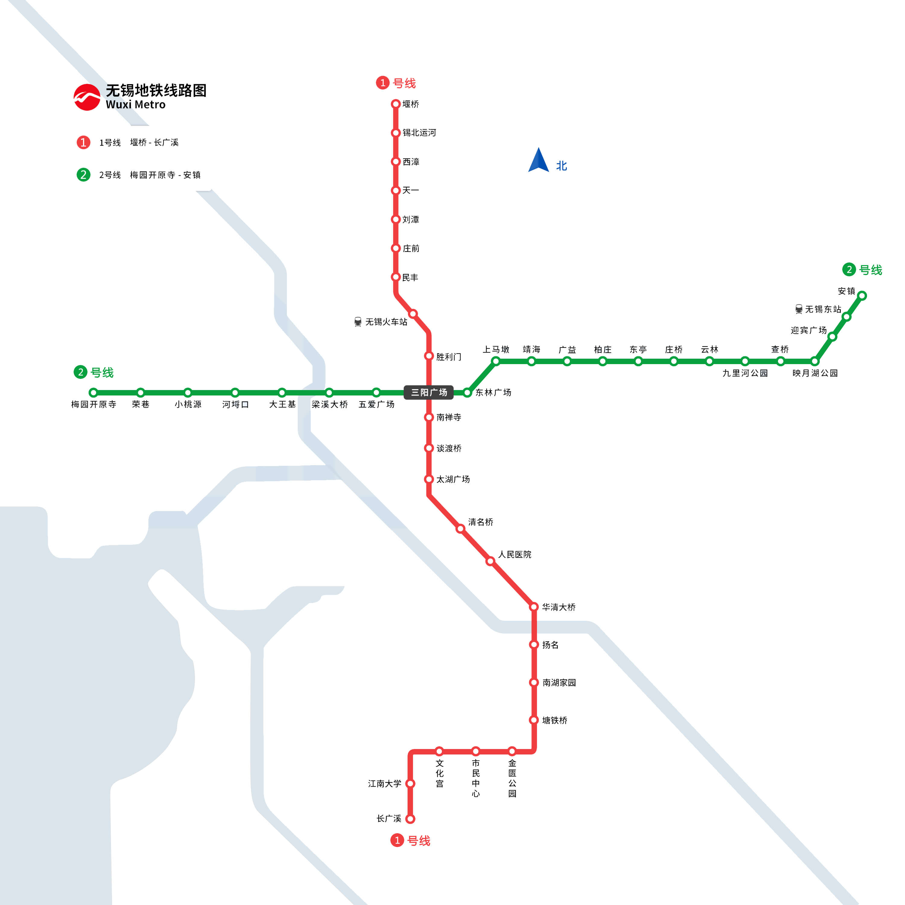 无锡地铁线路图清晰图片